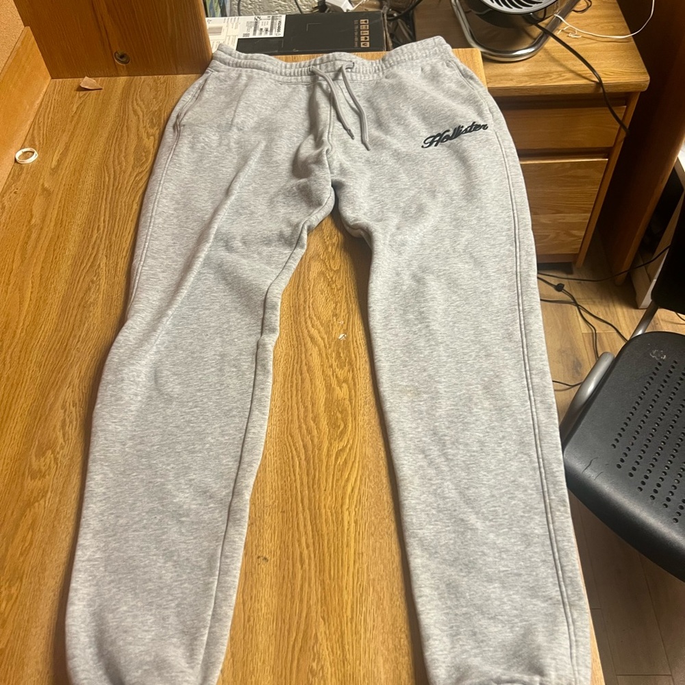 Hollister Gray Joggers Comfortable Sweatpants
